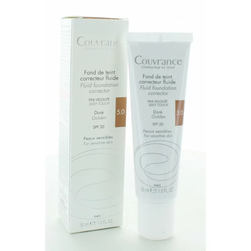 Avène Couvrance Fond De Teint Correcteur Fluide Doré 30ml