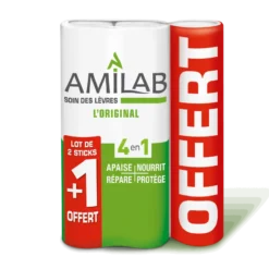 Amilab Baume à Lèvres 4,7g X3