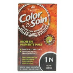 3 Chênes Color&Soin Coloration Permanente 1N Noir Ébène