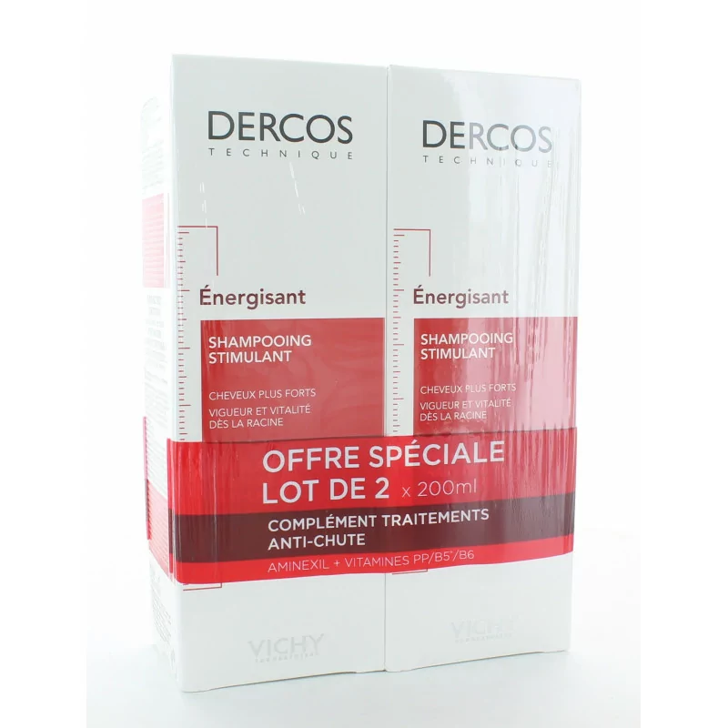 Dercos Vichy Shampooing Énergisant 2X200ml