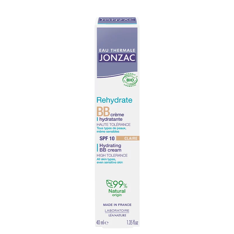Jonzac Rehydrate BB Crème Hydratante Claire SPF10 Bio 40ml