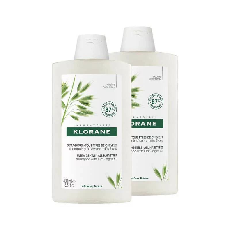 Klorane Shampooing Extra-doux Ă L'Avoine 2X400ml