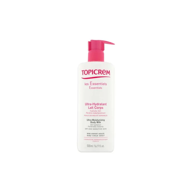 Topicrem Lait Corps Ultra-hydratant 500ml