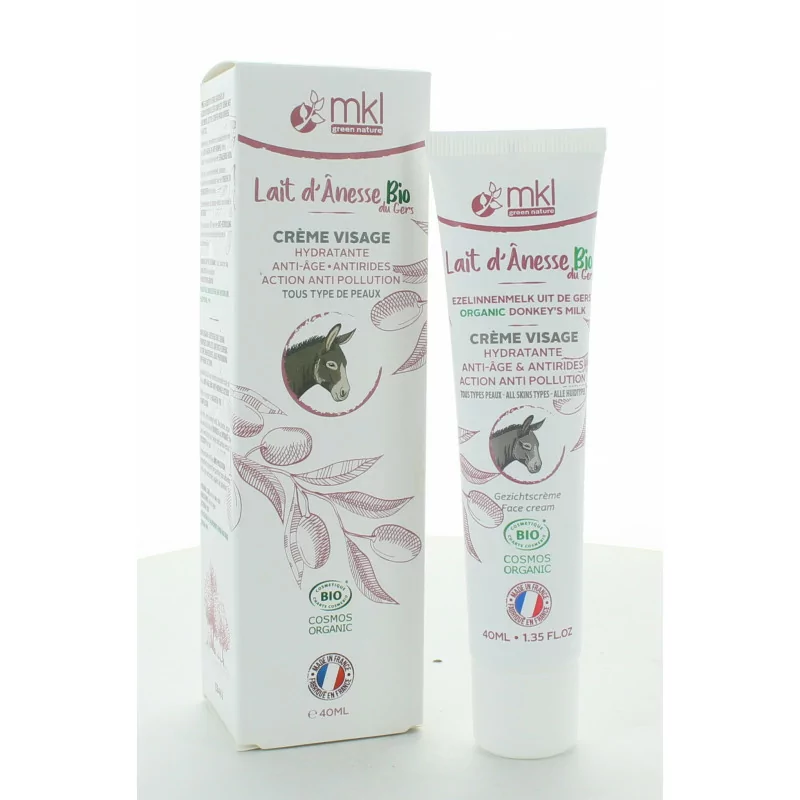 MKL Lait D'Ânesse Bio Crème Visage 40ml