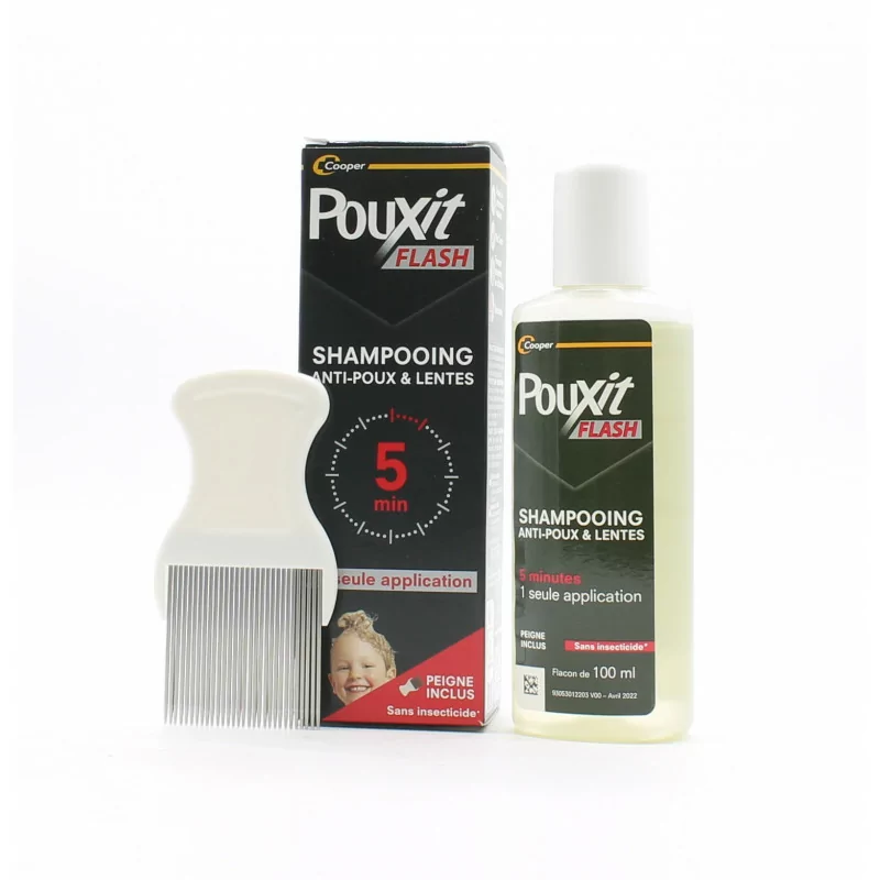 COOPER Pouxit Flash Shampooing Anti-poux & Lentes 100ml