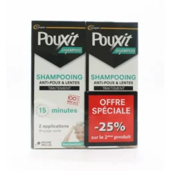 COOPER Pouxit Shampoo Shampooing Anti-poux & Lentes 2X200ml