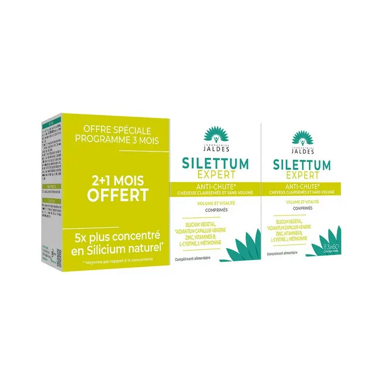 Silettum Expert Anti-chute 3X60 Comprimés
