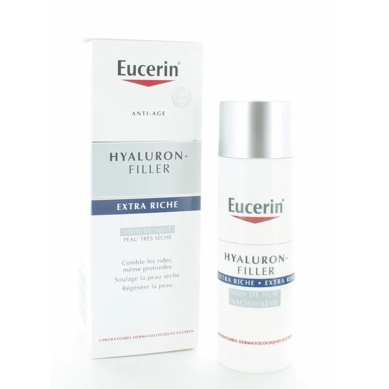Eucerin Hyaluron-Filler Soin De Nuit Extra Riche 50ml