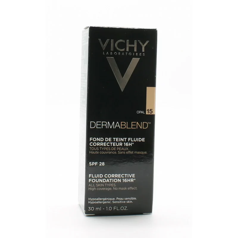 Vichy Dermablend Fond De Teint Fluide SPF28 15 Opal 30ml