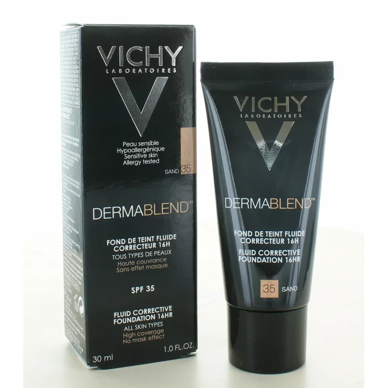 Vichy Dermablend Fond De Teint Fluide SPF35 35 Sand 30ml