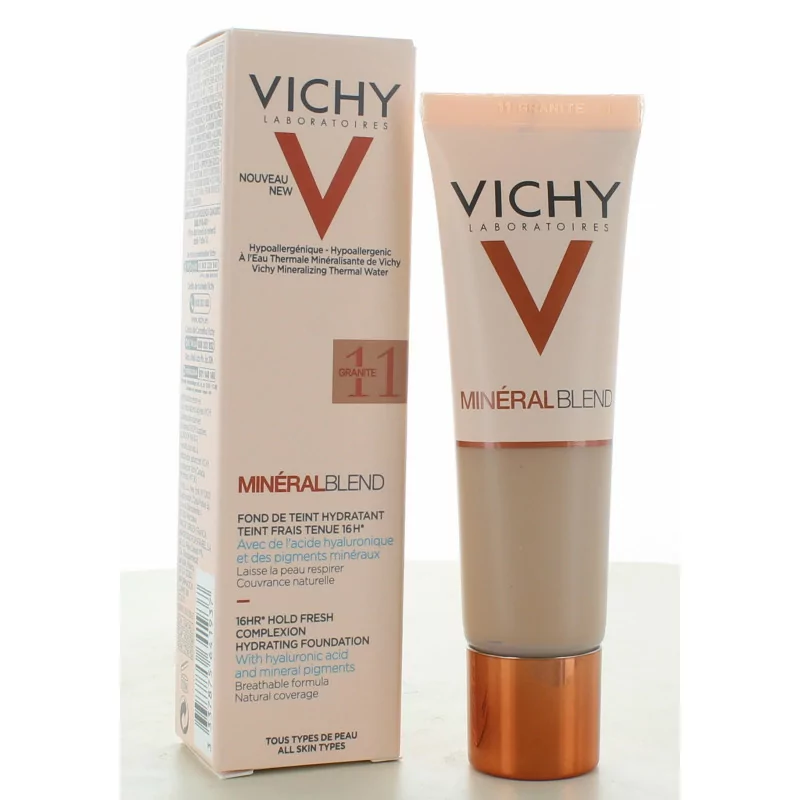 Vichy MinéralBlend Fond De Teint Hydratant 11 Granite 30ml